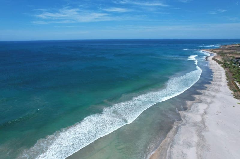 Aerial photo of Tamarindo beach in Guanacaste Costa Rica