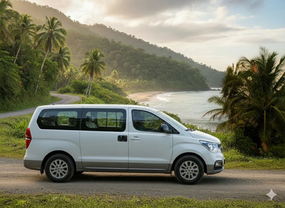 Costa Rica private shuttle vehicle